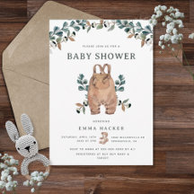 Eucalyptus Boho Babydusche