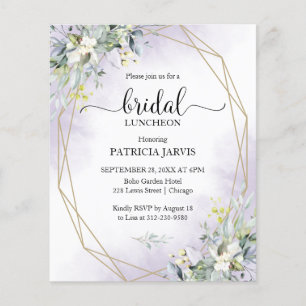 Eucalyptus Bridal Luncheon Einladung zum Haushalt