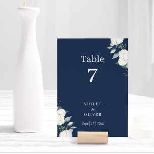 Eucalyptus Cotton Navy Modern v2 Tischnummer