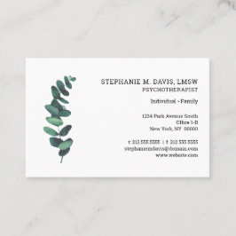 Eucalyptus European Business Card Visitenkarte