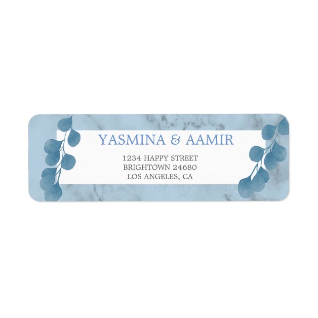 Eucalyptus Foliage Blue Texture Address La (Vorne)