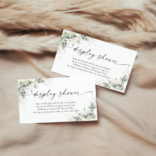 Eucalyptus Gold Baby Shooting Card Begleitkarte