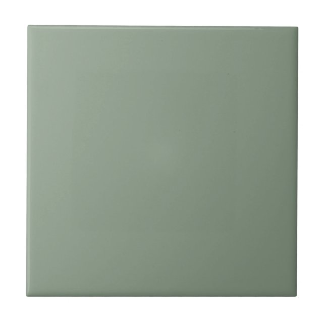 Eucalyptus Green | #8A9C88 Fliese (Vorderseite)