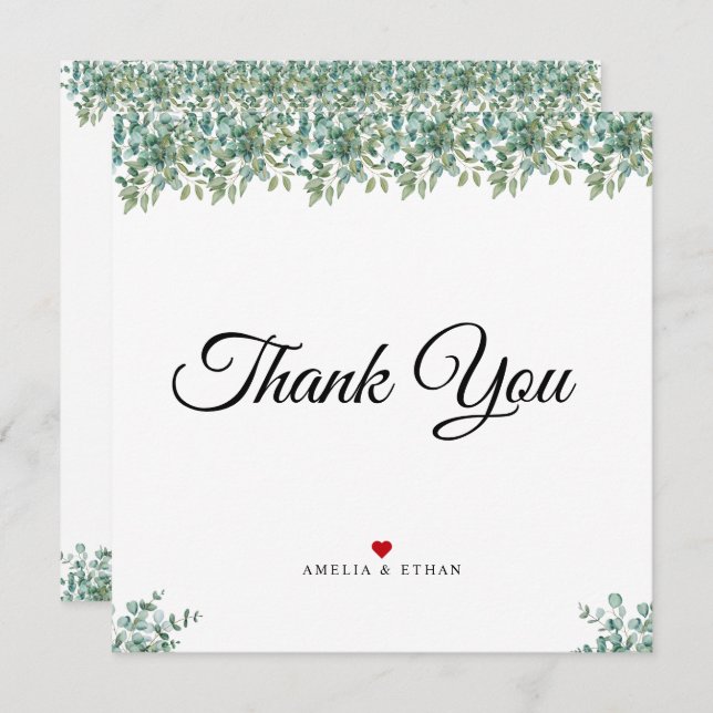 eucalyptus greenery wedding (Vorne/Hinten)