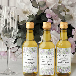 Eucalyptus Lavender Rustic Vielen Dank für Ihre Ho Weinetikett