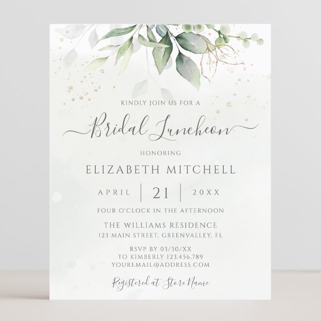Eucalyptus Leaves Bridal Luncheon (Von Creator hochgeladen)