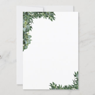 EUCALYPTUS-LIEBE EINLADUNG