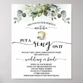 Eucalyptus-Matcha-Lege-einen-Ring-auf-Duschspiel-S Poster