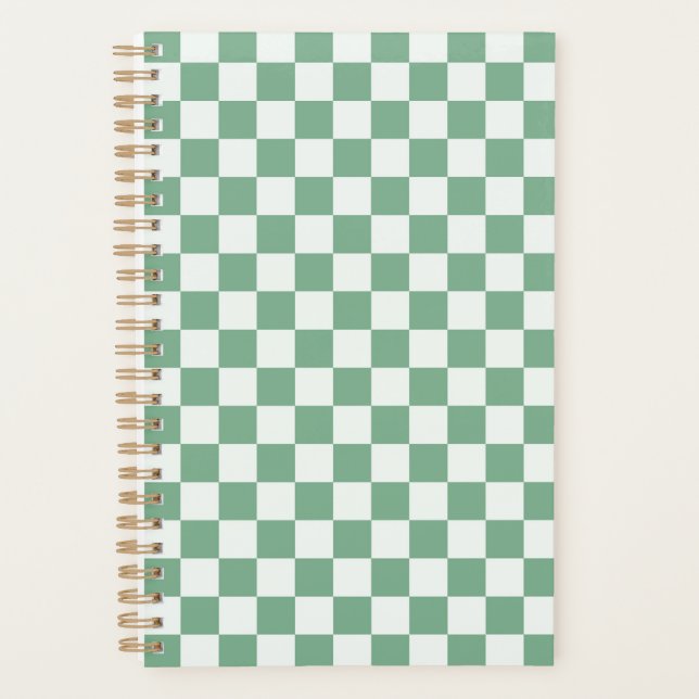 Eucalyptus mist checkerboard pattern planer (Vorderseite)
