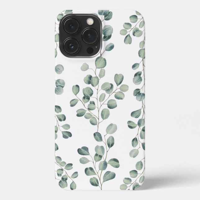 Eucalyptus Pattern iphone cover  iPhone Hülle (Rückseite)