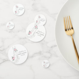 Eucalyptus Peonies Dress Brautparty Konfetti