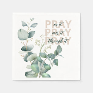 Eucalyptus Prayer Napkin Serviette