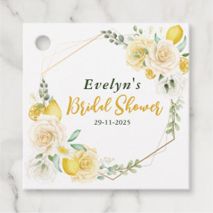 Eucalyptus Rose Brautparty Vielen Dank Geschenkanhänger