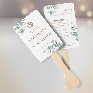 Eucalyptus Song Hy Hochzeitsprogramm & Zeitplan Fächer