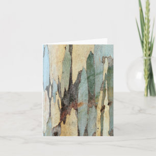 Eucalyptus Tree Bark Notecard Karte