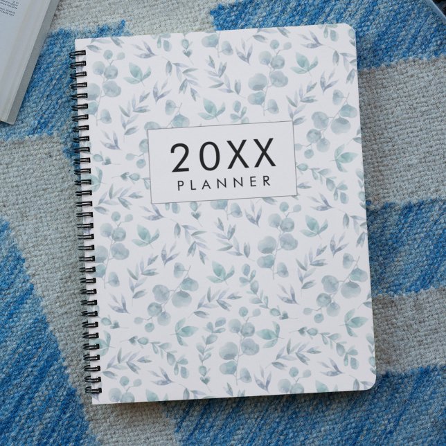 Eucalyptus watercolor weekly and monthly planer (Von Creator hochgeladen)