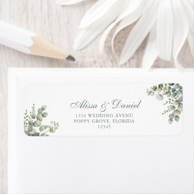 Eucalyptus Wedding Address (Insitu)