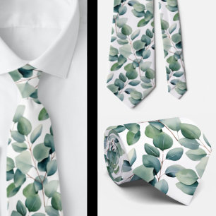 Eucalyptus Wedding Neck Tie Krawatte