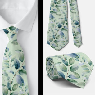 Eucalyptus Wedding Neck Tie Krawatte
