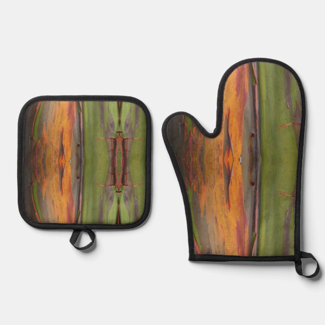 Eucaplipto Ofenhandschuh & Topflappen-Set (Vorderseite)