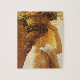 Eucharis - Mädchen mit einem Obstkorb von Leighton Puzzle