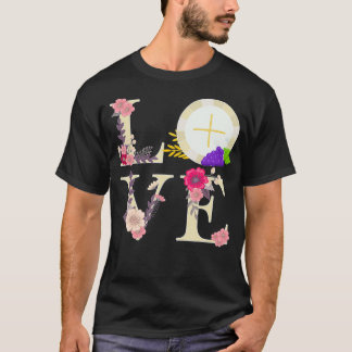 Eucharist Gastgeber Katholik 1. Heilige Kommunion  T-Shirt