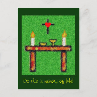 Eucharist II Postkarte