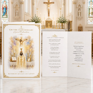 Eucharistische Priesterweihe Katholischer Segen Karte