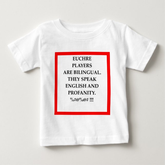 EUCHRE BABY T-SHIRT (Vorderseite)