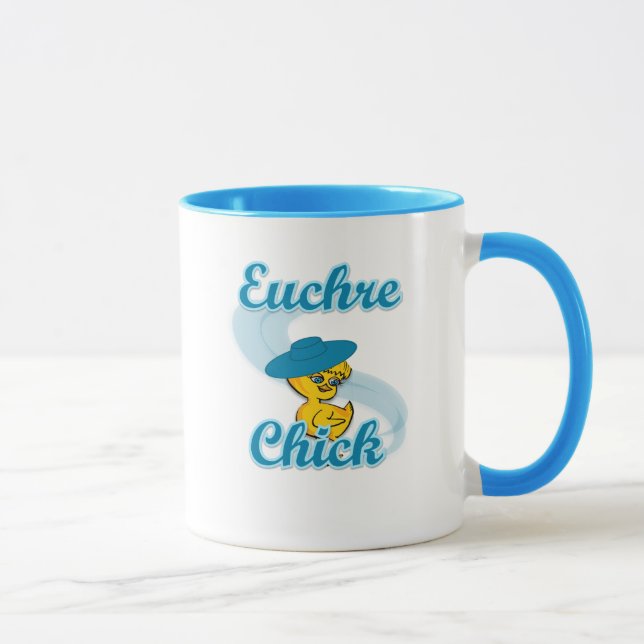 Euchre Chick #3 Tasse (Rechts)