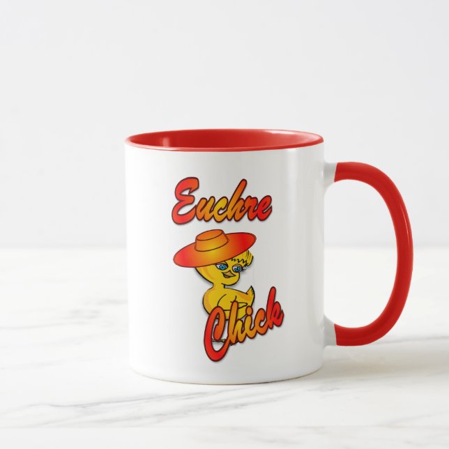 Euchre Chick #5 Tasse (Rechts)