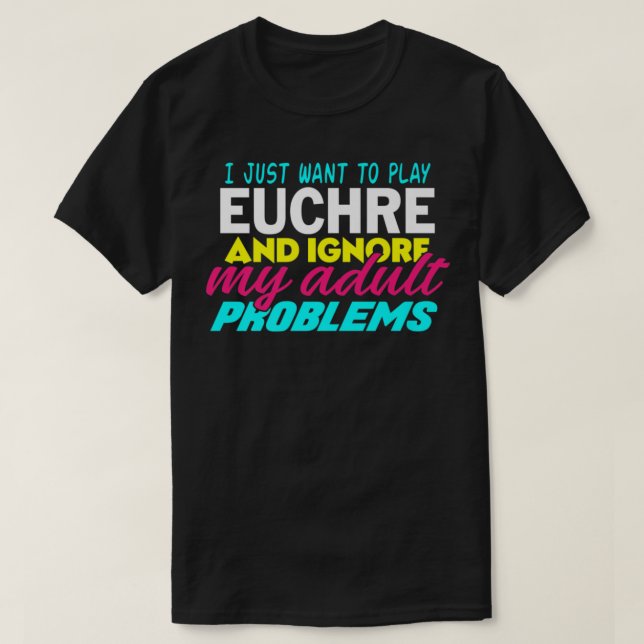 Euchre Funny Premium T-Shirt (Design vorne)