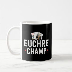 Euchre für Euchre Bustle Player Turnier Kaffeetasse