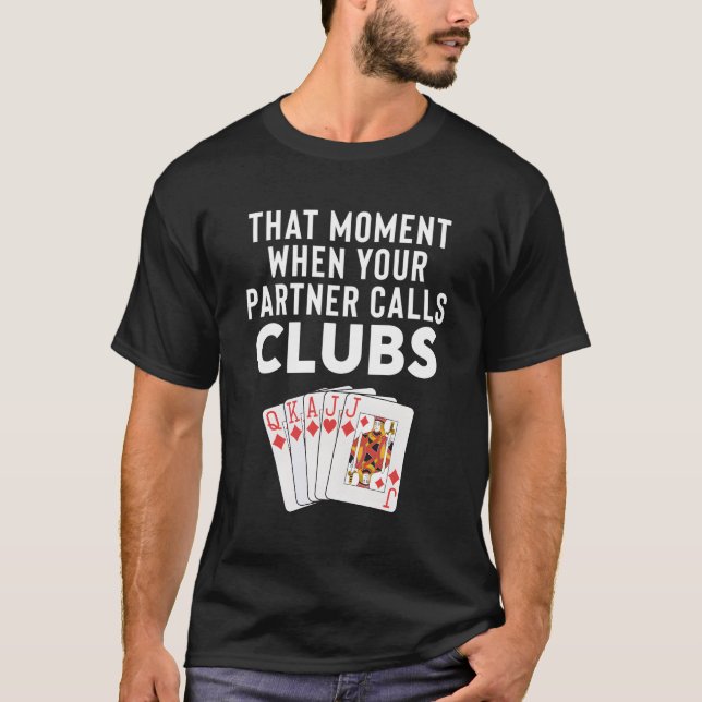 Euchre für Pner T-Shirt (Vorderseite)