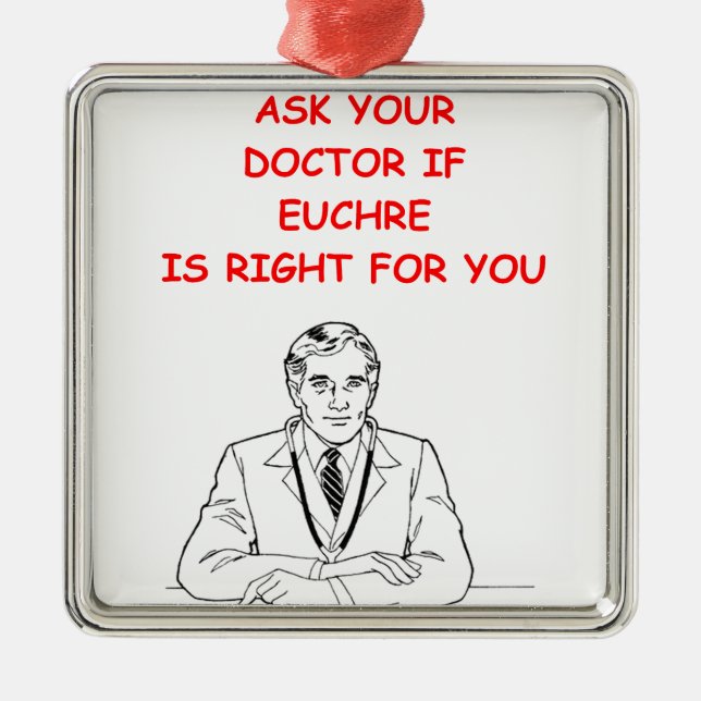 EUCHRE ORNAMENT AUS METALL (Vorne)