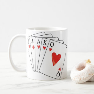 Euchre Playing Cards Kaffeetasse