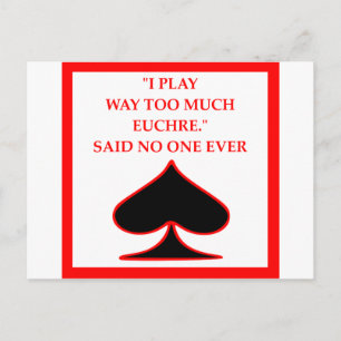 EUCHRE POSTKARTE