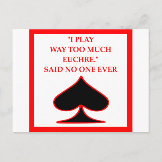 EUCHRE POSTKARTE
