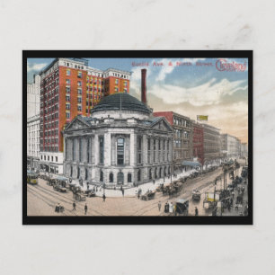 Euclid Ave., Cleveland 1916 Vintag Postkarte