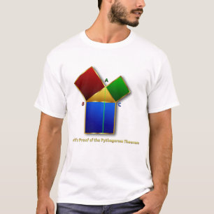 Euclids Beweis des pythagoräischen Theorems T-Shirt
