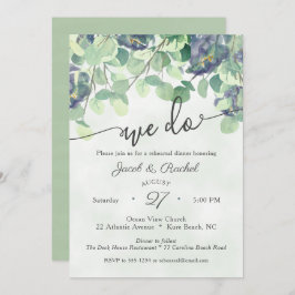 Eucualyptus Greenery WIR DABEI Probe Einladung