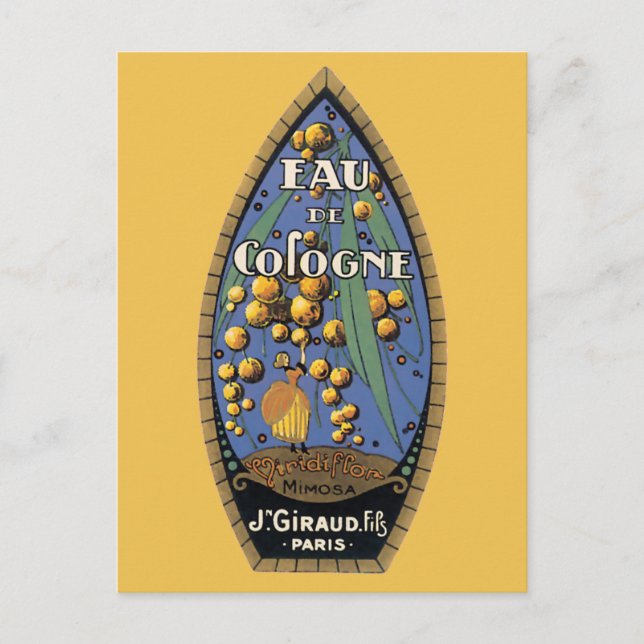 Eud De Cologne Mimosa Postkarte (Vorderseite)