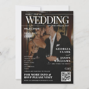 Euer redaktionelles Foto-Magazin-Cover Einzigartig Einladung