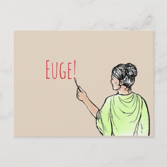 Euge! Graffito Postkarte (Vorderseite)
