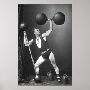 Eugen Sandow Bodybuilder Poster