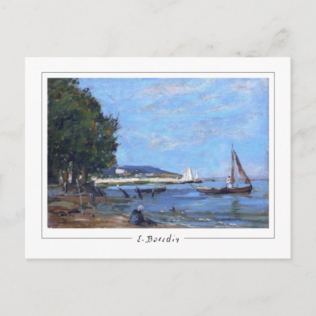 Eugène Boudin #178 - Fine Art Postcard Postkarte (Vorderseite)