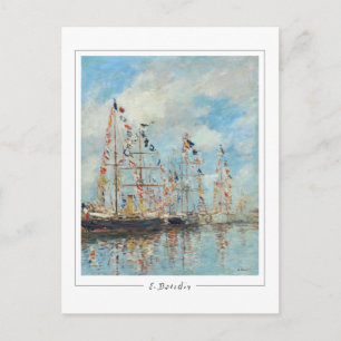 Eugène Boudin #344 - Fine Art Postcard Postkarte