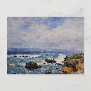 Eugene Boudin: Antibes, die Spitze der kleinen Ins Postkarte
