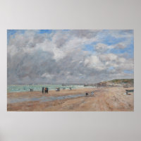 Eugene Boudin - Der Strand von Deauville