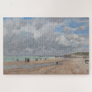 Eugene Boudin - Der Strand von Deauville Puzzle